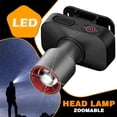 thumbnail image 4 of LED de Luz Potente, Linterna con Zoom Súper Brillante, Recargable por USB, para Pesca, Luz de Plástico, 4 of 7