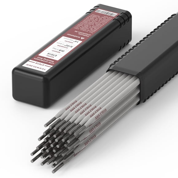 Varilla de soldadura YESWELDER E7018 3/32 pulgadas, 907 g, acero al carbono con bajo contenido de hidrógeno