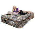 thumbnail image 2 of Pittman Outdoors Queen Fabric Ultimate 16" Camping Air Mattress with Built-in Rechargeable Battery Air Pump., 2 of 5