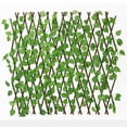 thumbnail image 2 of 1 Pc Simulation Plant Fence Expanding Fence Retractable Fence Artificial Courtyard Plant Green Leaves For Outdoor Garden Yard, 2 of 6