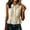 ❧330-Beige, variant on Women's Casual Button Down Solid Color Cotton Linen Sleeveless Peter Pan Collar Top Vest Soft Breathable Summer Daily Wear Blouse