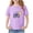 Purple, variant on Kids Short Sleeve Crewneck Tee - Cotton Soft Breathable T-Shirt for Toddlers Boys Girls Pink 4-5 Years