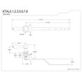 thumbnail image 4 of Kingston Brass Victorian Toilet Tank Lever, 4 of 4