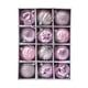 thumbnail image 1 of Conjunto de bolas de Navidad rosadas de 6 cm 12 unidades en caja de regalo pintada, 1 of 5