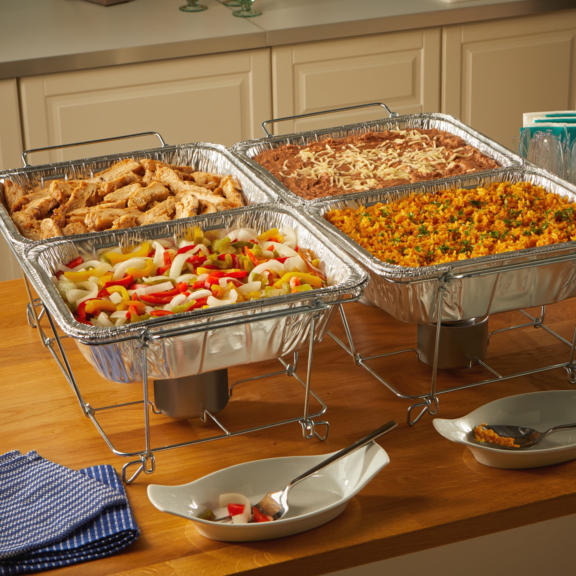 EZ Foil Disposable Steam Table Pans, Half-Size, 5 Count