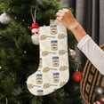 thumbnail image 5 of Uemuo Peanuts Print Christmas Stockings, 18inch Xmas Hanging Stocking Decorations for Christmas Party Family Decor, 5 of 7