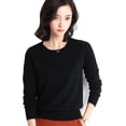 thumbnail image 1 of Maydear Women's Round Neck Long Sleeve Sweater Pullover Knit, Stretch Fitted Knitted Bottoming Shirt, 1 of 5
