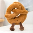 thumbnail image 2 of 18CM Creative Simulation Pretzel Pillow Plush Toy Simulation Snacks Pillow Appease Doll Valentine's Day Gift(1 Piece), 2 of 5
