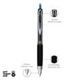 thumbnail image 2 of uniball 207 Retractable Gel Pens, Micro Point, 0.5mm, Blue Ink, 12 Count, 2 of 3