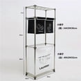 thumbnail image 5 of -Tier Laundry Hamper Organizer with 4 Removable Bags & Side Hooks, Clothes Sorter for Lights, Darks, Socks, and Underwear, 5 of 7