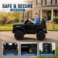 thumbnail image 6 of Conchico Licensed Chevrolet Silverado 24V 2 Seater Powered Ride-On Truck w/Remote & Durable Wheels, Black, 6 of 9
