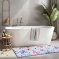 thumbnail image 2 of Light Purple Butterfly Pattern Kitchen Rug Mat,Kitchen Runner Rugs Non Skid Washable,Decorative Kitchen Floor Mats for Kitchen,Sink,Laundry,17"x47.2", 2 of 7