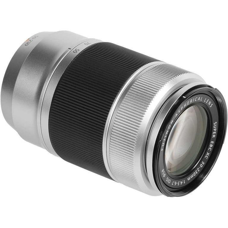 FUJIFILM XC 50-230mm f/4.5-6.7 OIS II Lens (Silver) - Mega Bundle
