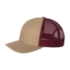 Khaki / Burgundy