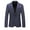 Navy, variant on Vedolay Fall Tops for Men Business Casual Blazer with Lined Double Suit Jacket,Black 165