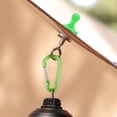 thumbnail image 3 of Gancho magnético tienda de campaña mosquetón en forma de D accesorios para acampar al aire libre verde, 3 of 8
