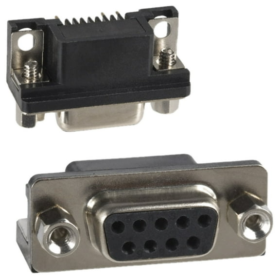 182-009-212-181 Connector D-Sub 9 Position R/A SLDR