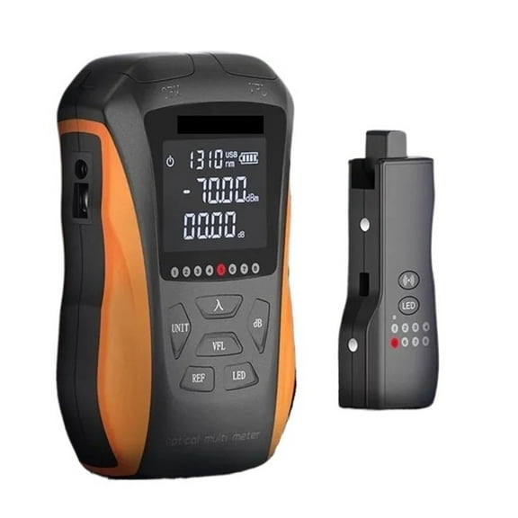 6 In 1 Optical Power Meter Visual Fault Locator Network Cable Test Fiber Optic Tester 5KM 15KM 30MW VFL LED ,Accurate