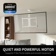 thumbnail image 5 of White Electric Motorized Flip Down Pitched Ceiling TV Mount, 32" to 70" Screen, 5 of 8
