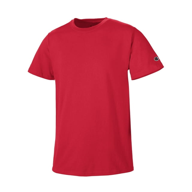 Champion Mens Basic Tee, S, Scarlet