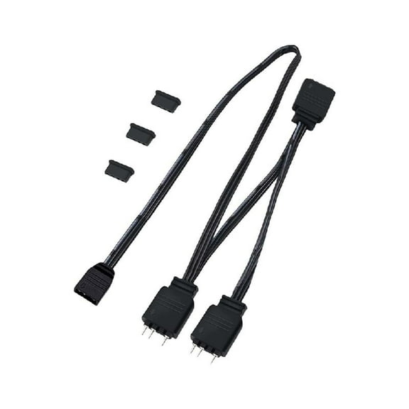 ARGB 1 Female to 3 Male 3 Pin ARGB Splitter Cable for PC Computer Chassis