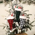 thumbnail image 2 of 6x sombrero de Papá Noel, soportes para cubiertos, bolsas de almacenamiento para vajilla, recuerdos de fiesta de Navidad, 2 of 5
