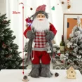 thumbnail image 3 of Muñecos navideños, Papá Noel, muñeco de nieve, alce, juguetes, figuras navideñas, regalo de Navidad para niños, adorno para árbol de Navidad, decoración navideña, 3 of 5