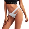 thumbnail image 1 of Aayomet Culottes pour Femmes Lingerie String Taille Basse Culottes pour Femmes (Blanc, P), 1 of 5