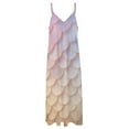 thumbnail image 4 of Mermaid Fish Scales Fine Art Sleeveless Dress Summer Dress Woman 2025, 4 of 7