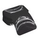 thumbnail image 4 of Disketp Black And White Shark Estuche de Lápices de Doble Capa con Tapa Abatible y Cremallera, Organizador Escolar para Adolescentes y Adultos, 4 of 7