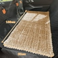 thumbnail image 2 of JIAN YA NA Dog Back Seat Cover, Car Back Seat Protector Mat, Scratchproof Non-slip Hammocks for Dogs Pets, 24.8*54in, Light Brown, 2 of 9
