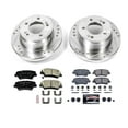 thumbnail image 3 of PowerStop Front and Rear Z23 Evolution Sport Carbon-Fiber Ceramic Brake Pad and Drilled & Slotted Rotor Kit Fits: HYUNDAI KIA Select Models K6506, 3 of 10