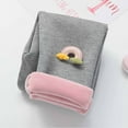thumbnail image 5 of Fesfesfes Fall Winter Thickened Leggings Baby Girls Side Embroidery Skinny Pants Flannel Leggings Kids Girls Cropped Trousers Under $10, 5 of 5