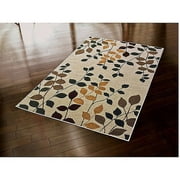 Mohawk Ht 30x46 Sillhoette Blk/tan Area Rug