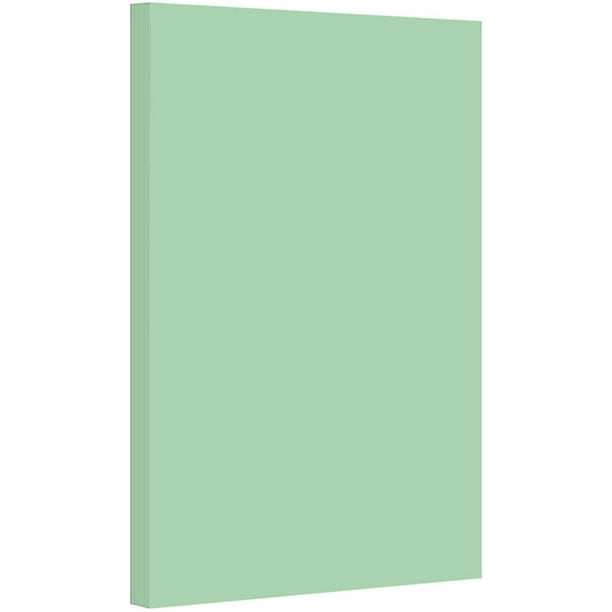8.5 x 14” Green Pastel Color Paper Great for Cards and Stationery