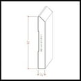 thumbnail image 7 of Beveled Baseboard EWBB15, 11/16" x 5-1/4", Red Oak, 95", 7 of 7