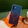thumbnail image 3 of Ancove Magnetic Case for iPhone 13 Pro,[Compatible with Mag Safe],Cute Shockproof [Camera Lens Protector] Gradient Color Soft Liquid Silicone Case for iPhone 13 Pro,Blue+Red, 3 of 7