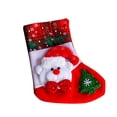 thumbnail image 1 of Kearding Calcetín de Navidad Adorable diseño de escena multiusos colgante adornar calcetín de Navidad decoración suministros de fiesta Kits de decoración para fiestas Llevar, 1 of 6