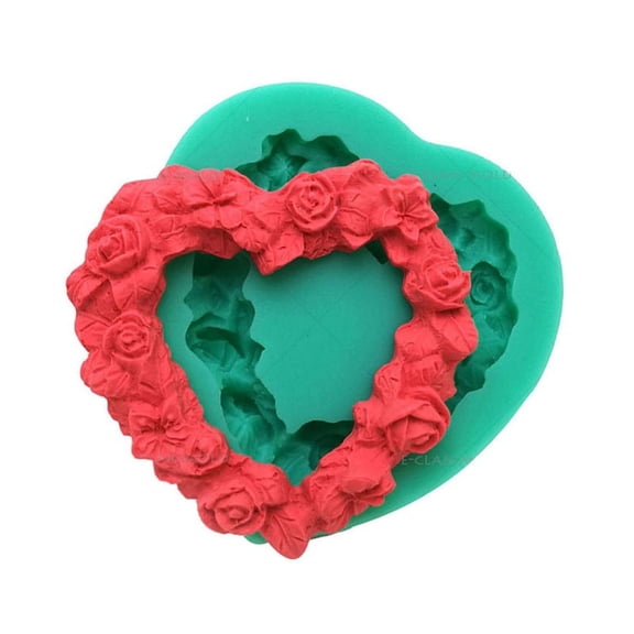 ZPAQI Valentine's Day Elements Fondant Mold Candy Chocolate Fudge Mold Dessert Mold
