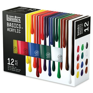 Liquitex Basics Acrylic Color Set, 36-Colors, 22ml