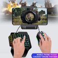 thumbnail image 3 of Combinación de teclado y ratón para juegos FELICON One Handed RGB, 3 of 7