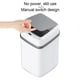 thumbnail image 5 of Smarts Sensor Trash Can with Lid Large Capacity Durable Trash Tube for Bathrooms Toilet, 5 of 5