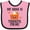 Pink and Black, variant on Inktastic Thanksgiving Nana Thankful for Me Boys or Girls Baby Bib