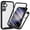 Black, variant on Galaxy A37 5G Case with Built in Screen Protector,Dteck Full-Body Shockproof Rubber Hybrid Protection Crystal Clear PC Back Protective Phone Case Cover for Samsung Galaxy A37,Black
