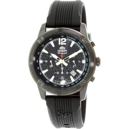 Orient SP Collection FTW01002B0 Black Dial Black Rubber Band Men's Watch