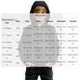 thumbnail image 3 of JZEJING Boys Raincoat Lightweight Long Sleeve Hooded Windproof Rain Jacket Solid Color Waterproof Windbreaker with Pocket Size 4-15, 3 of 9