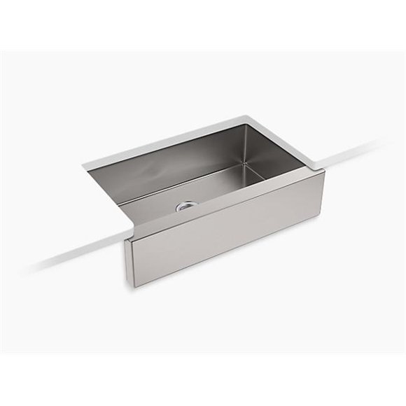 Kohler K-5415-NA 35.5 x 21.25 x 9.31 in. Undermount Single-Bowl Farmhouse Kitchen Sink