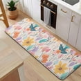 thumbnail image 5 of Pioneer Flower Floral Print Pattern Kitchen Rug Mat,Kitchen Runner Rugs Non Skid Washable,Decorative Kitchen Floor Mats for Kitchen,Sink,Laundry,17"x47.2", 5 of 7