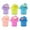 C, variant on Colored Clays Set 70ml 6 Pieces Donut Shaped Furry Cloud Butters Sensory Play Stretchy DIY Craft for 5-10 Years Creative Art Activities Gift for Kids