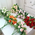 Clearance Sale! Rose Artificial Bouquet Decoration 1 Bunches of